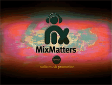 Tablet Screenshot of mixmatters.com